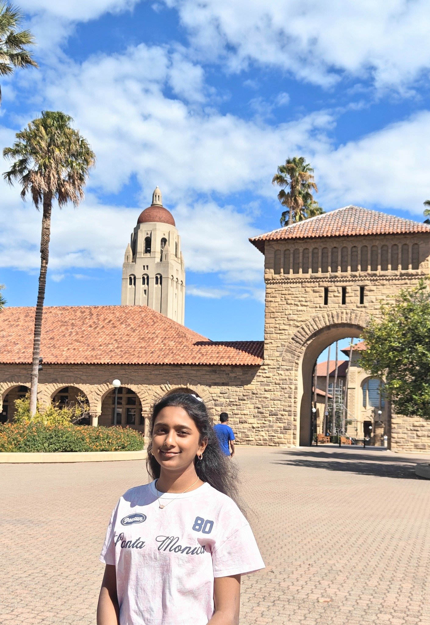 Sahasra visiting Stanford University